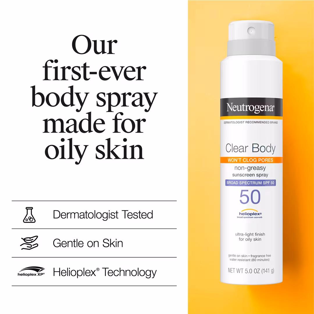 Neutrogena  Clear Body SPF 50 Sunscreen Spray