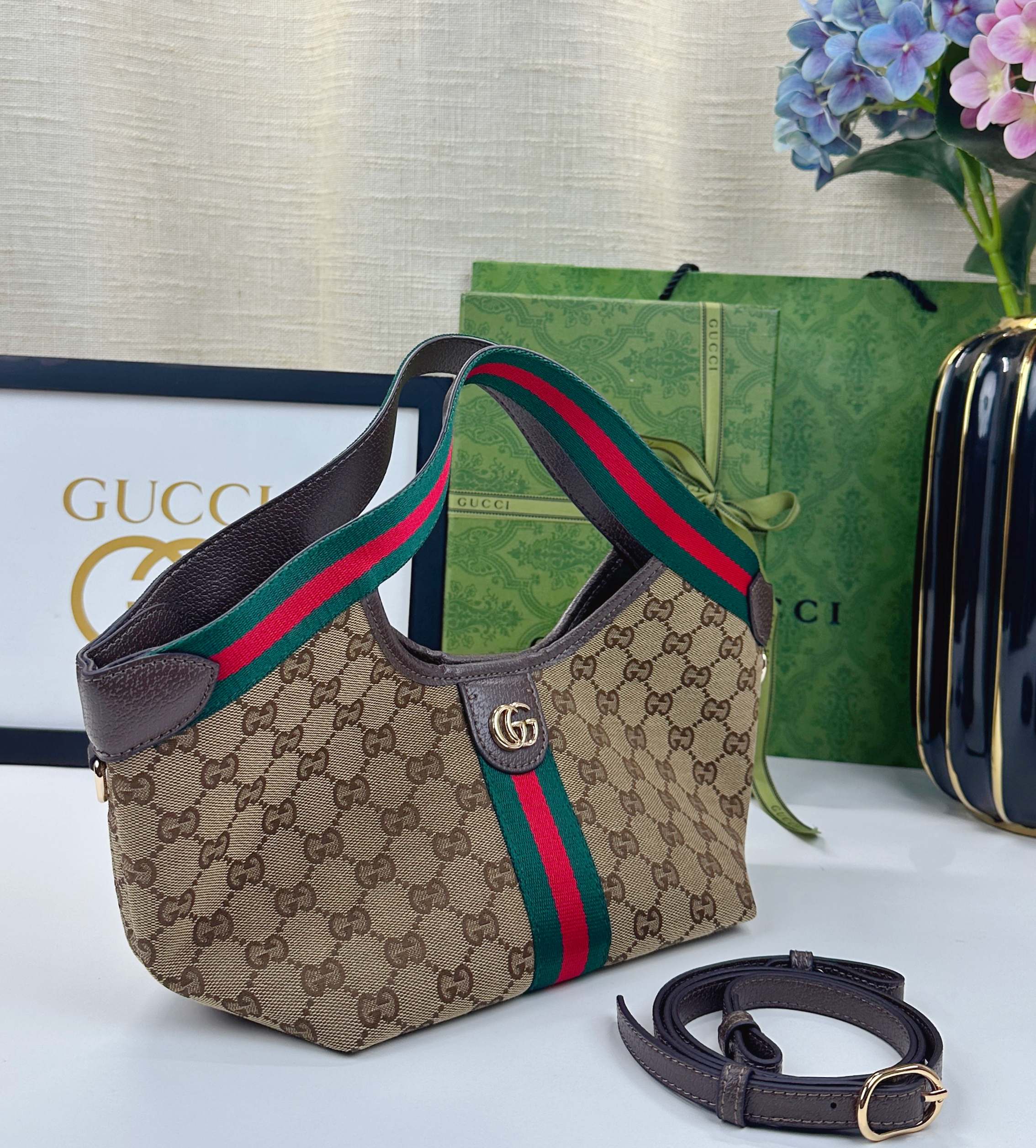 Gucci Giglio Tote Bag