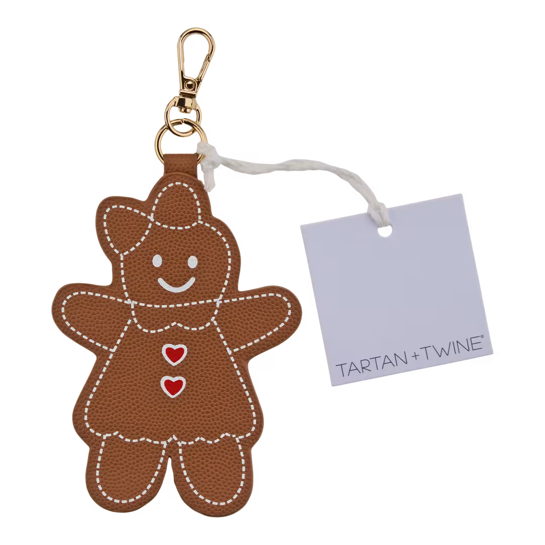 Tartan + Twine  Gingerbread Cookie Bag Charm