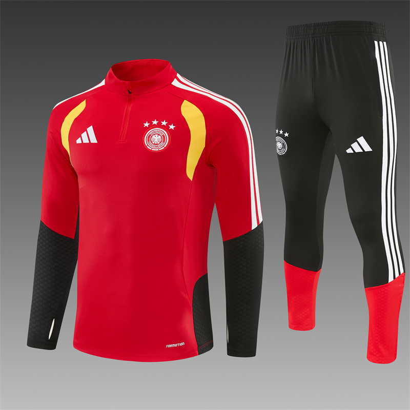 Adult/Kids 2026/2027 Germany Half-Pull Training Football Shirt