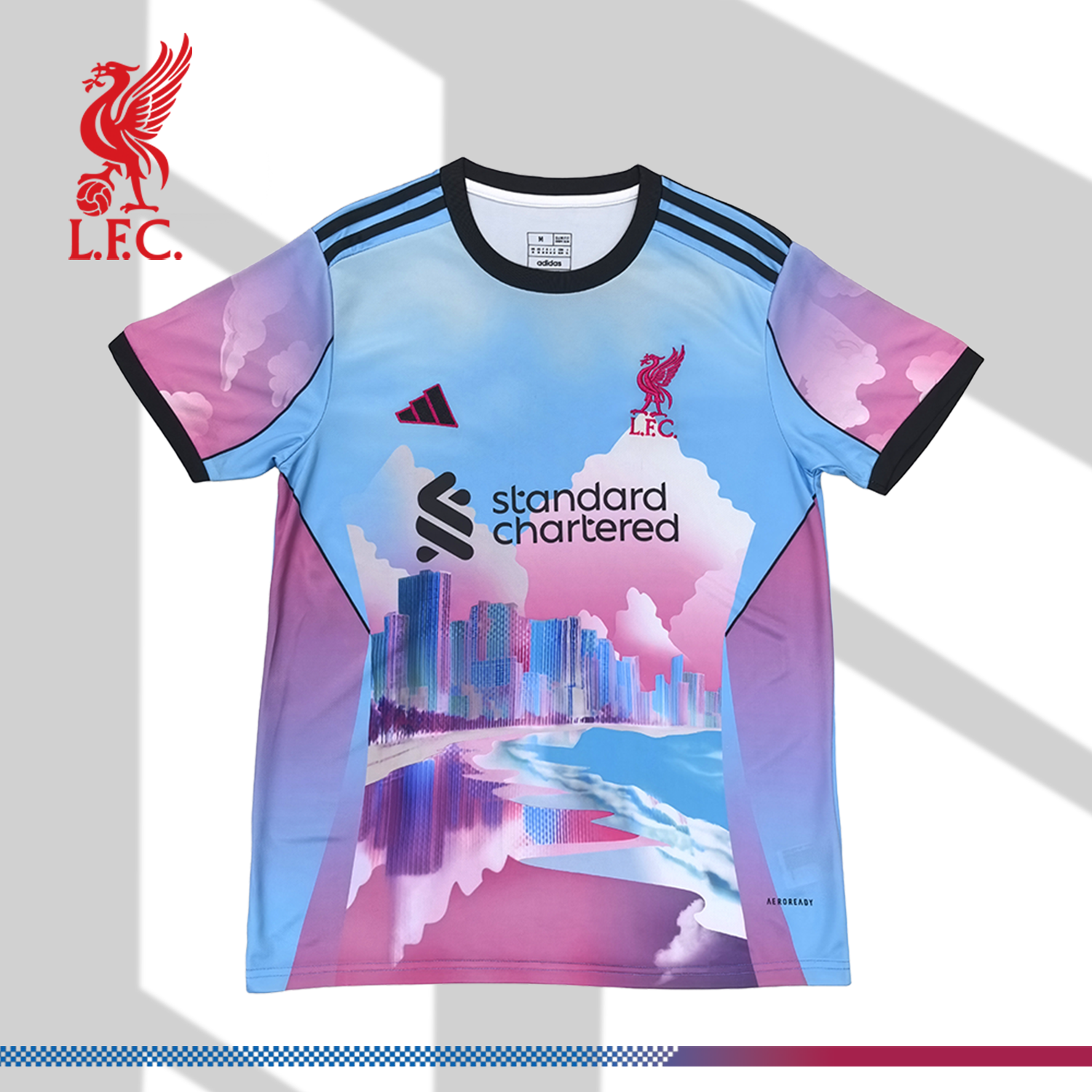 2025/2026 Liverpool Building Pink Special Edition Football Shirt (Fans)