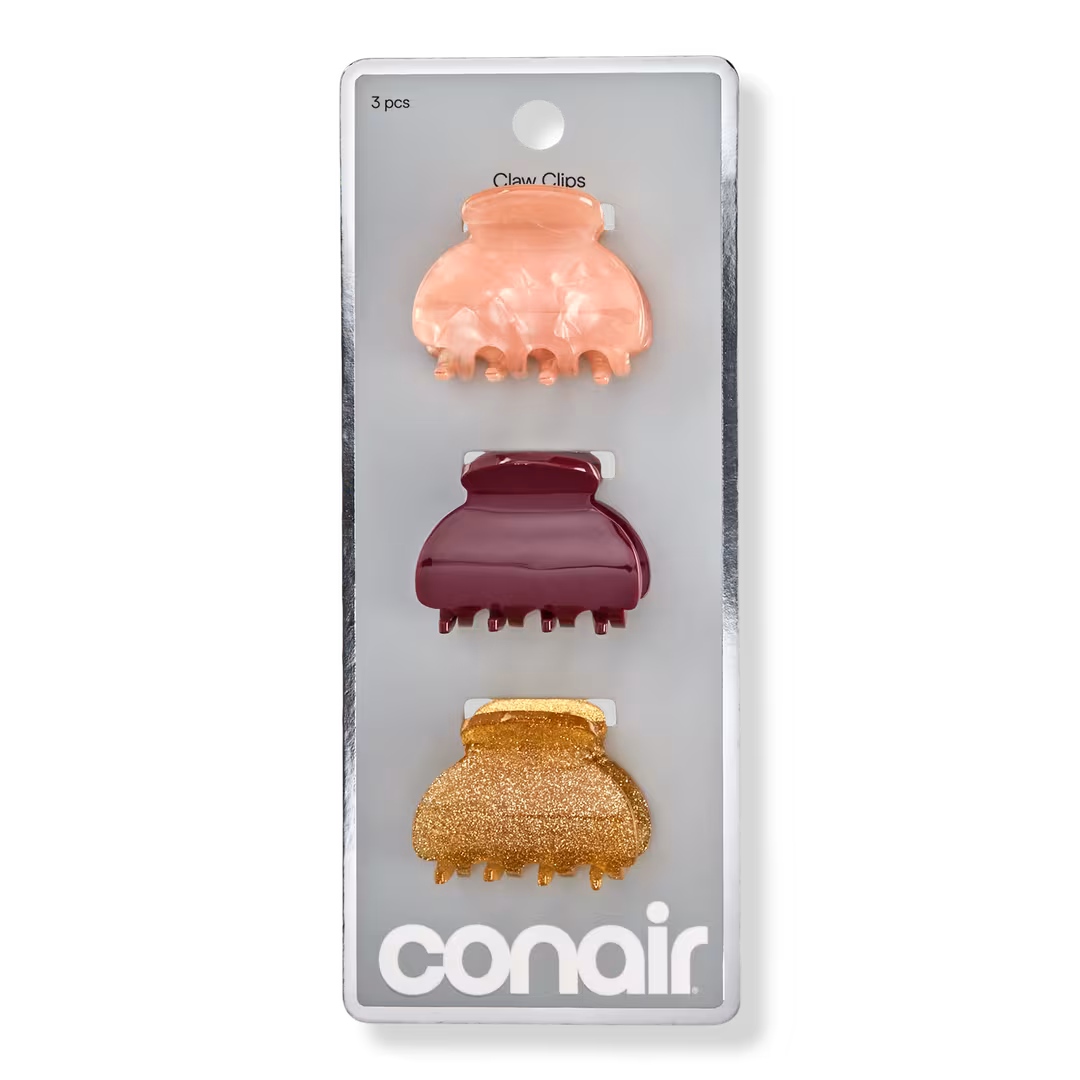 Conair Accessories  Claw Clips 3 Piece
