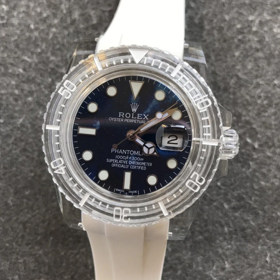 Rolex Watch SUBMARINER DATE 40 CUSTOM SAPPHIRE BLUE DIAL Watch