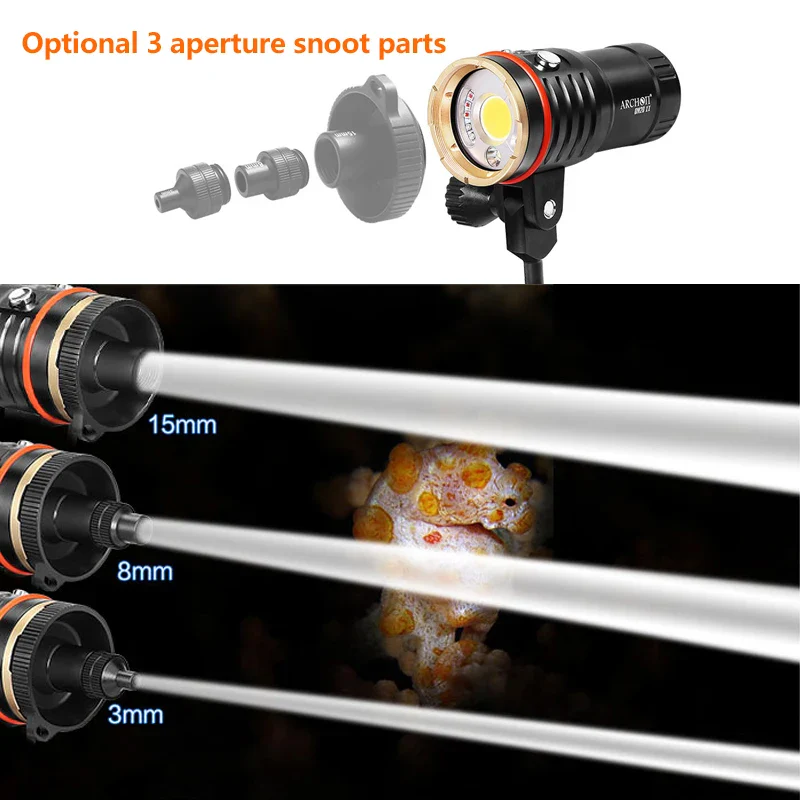 ARCHON DM20 II 5200K 6000lm diving flashlight