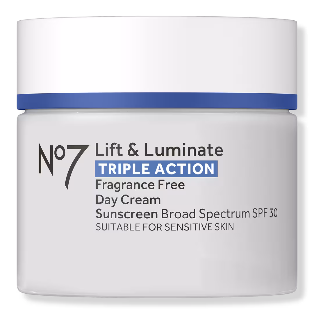 No7  Lift & Luminate Triple Action Fragrance Free Day Cream SPF 30