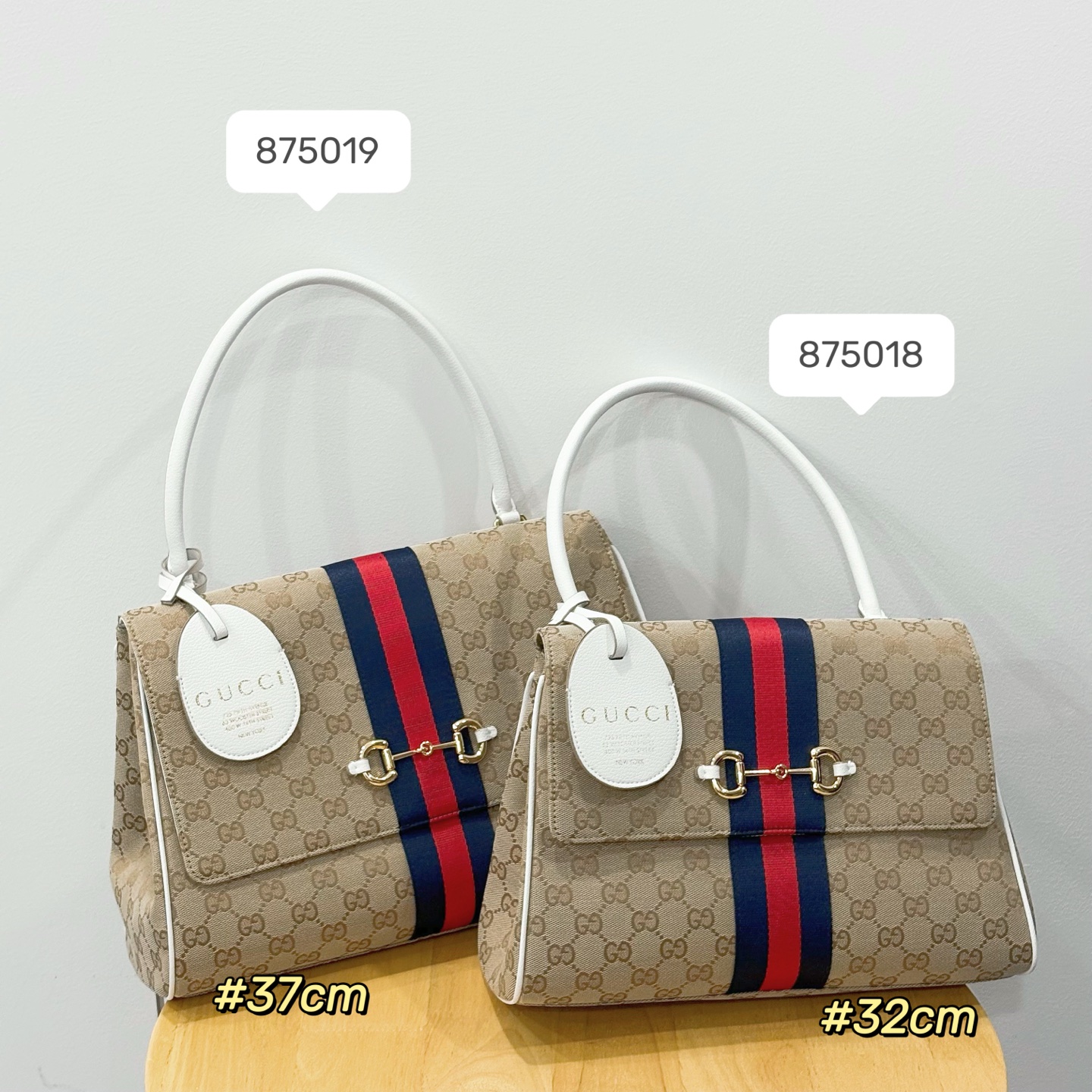 Gucci Horsebit 1955 Canvas Top Handle Bag