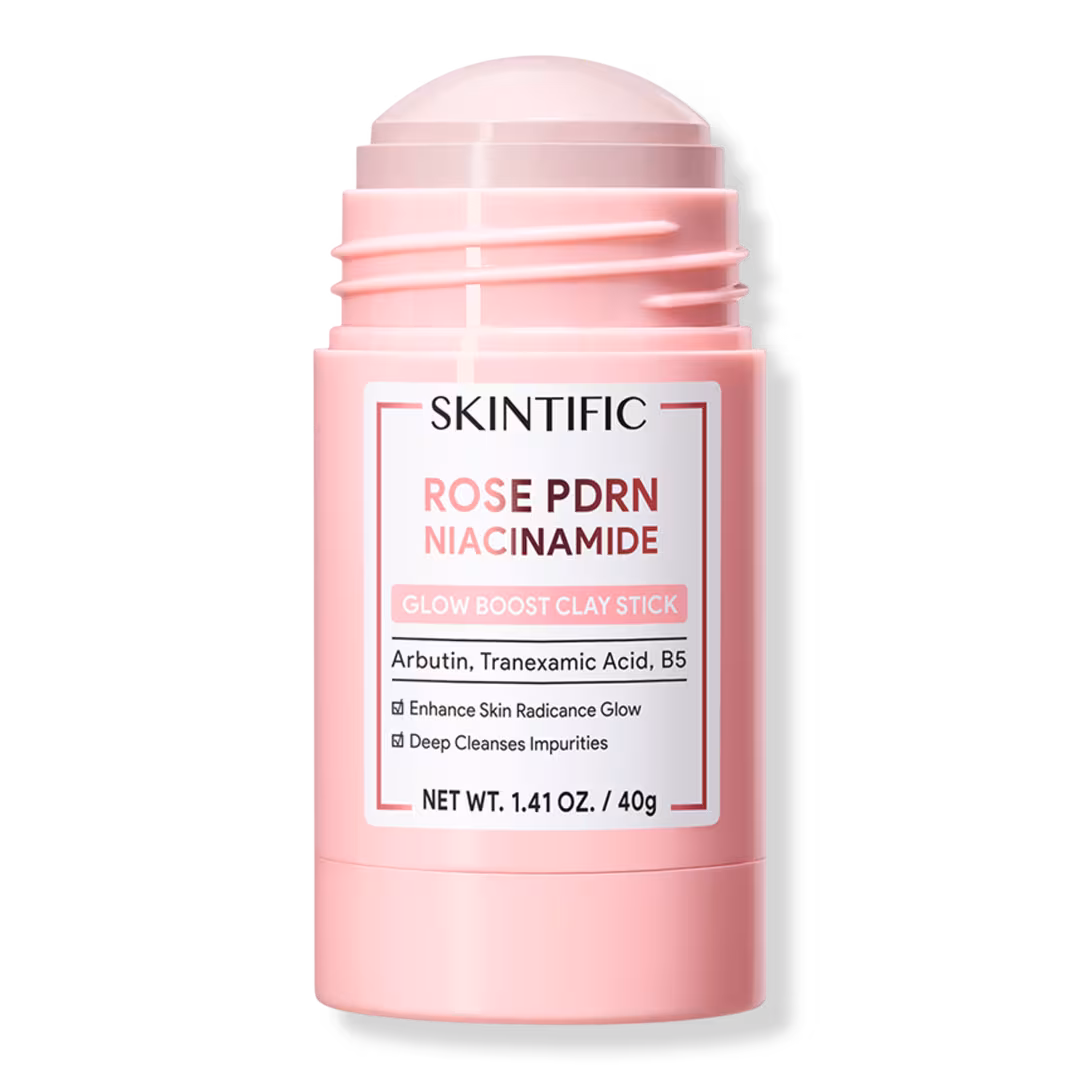 Skintific  Rose PDRN Niacinamide Glow Boost Clay Stick