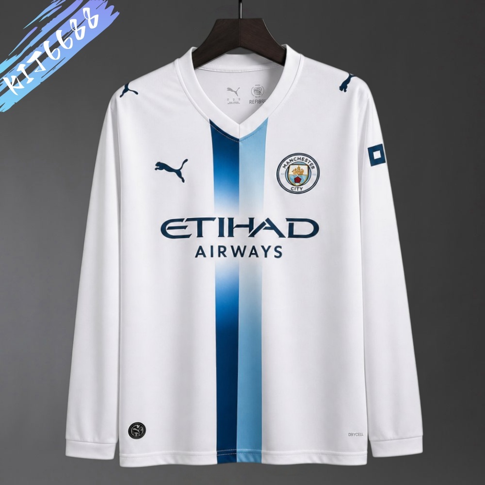 2026/2027 Manchester City  Away Long Sleeve Football Shirt (Fans version)