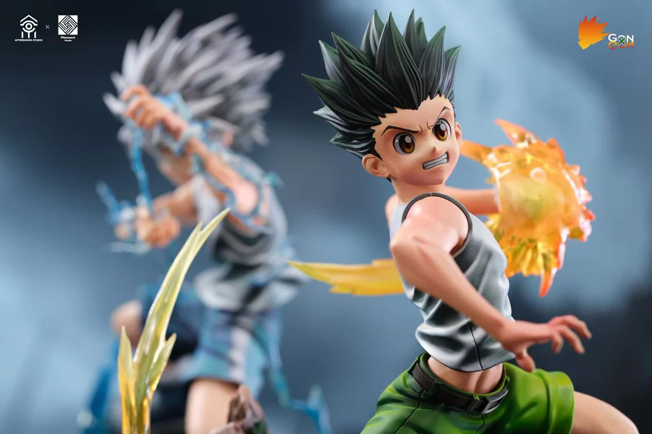 Hunter × Hunter - Killua Zoldyck & Gon Freecss | Resin Statue | by Aftershock Studio & Fibonacci Studio