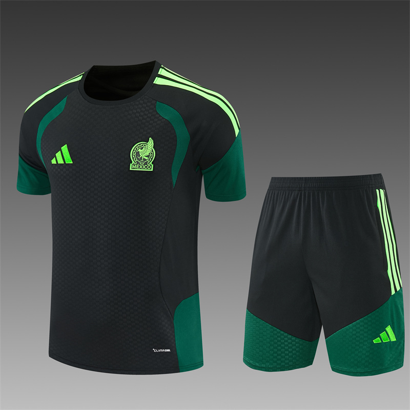2026-2027 Mexico Adult/Kids Training clothes short sleeves shorts