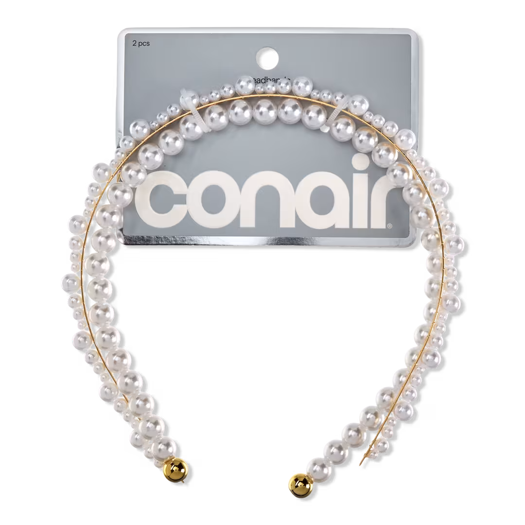 Conair Accessories  Faux Pearl Headbands