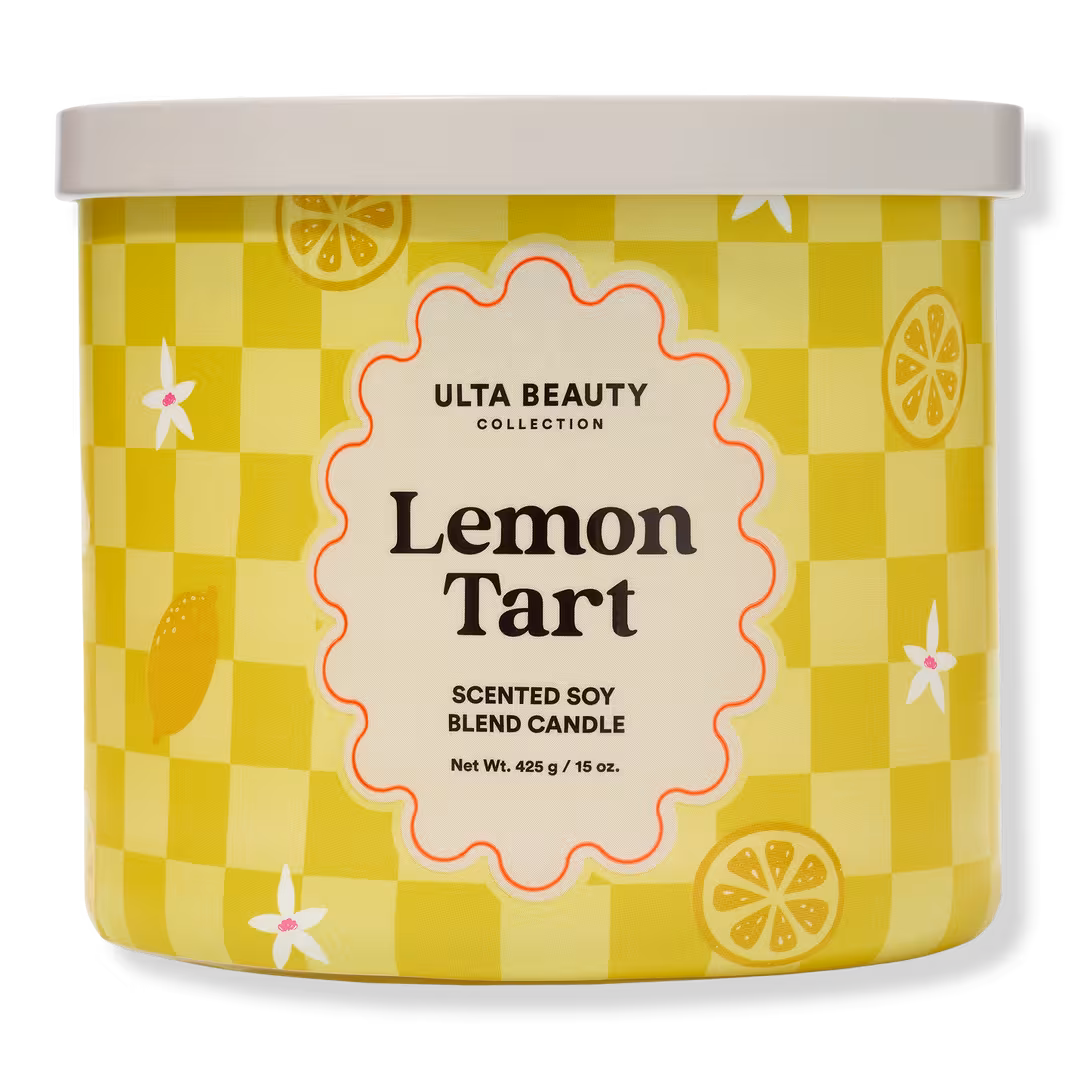 ULTA Beauty Collection  Lemon Tart 3-Wick Scented Candle
