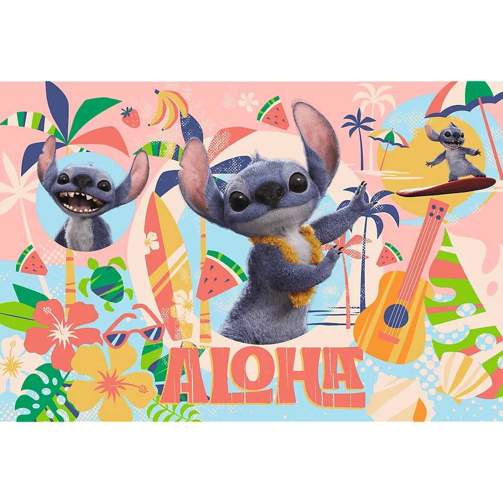 Puzzle Lilo &Amp; Stitch 100 El. Stitch I Przyjaciele W Akcji