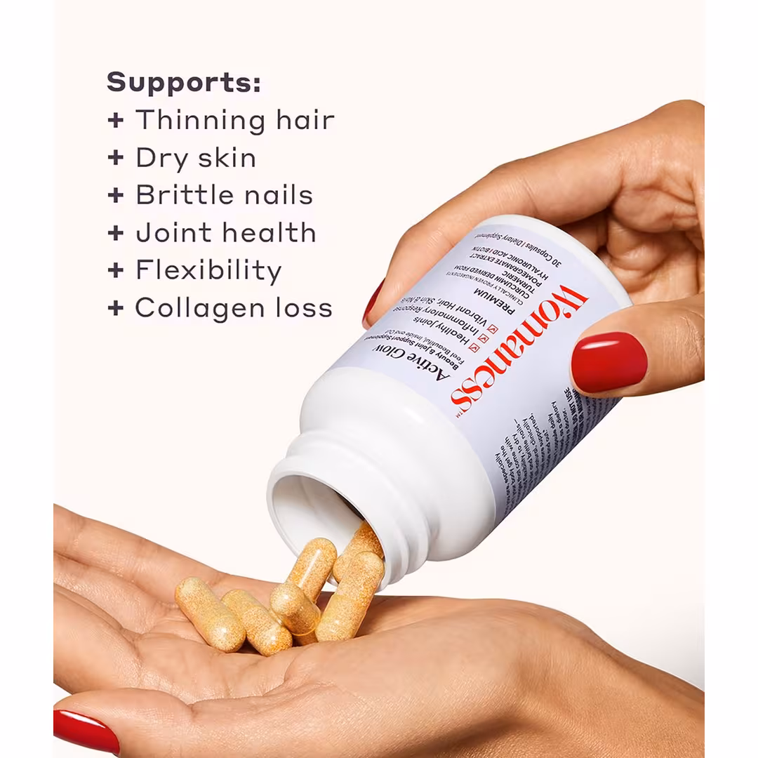 Womaness  Active Glow Beauty & Joint Support Supplement
