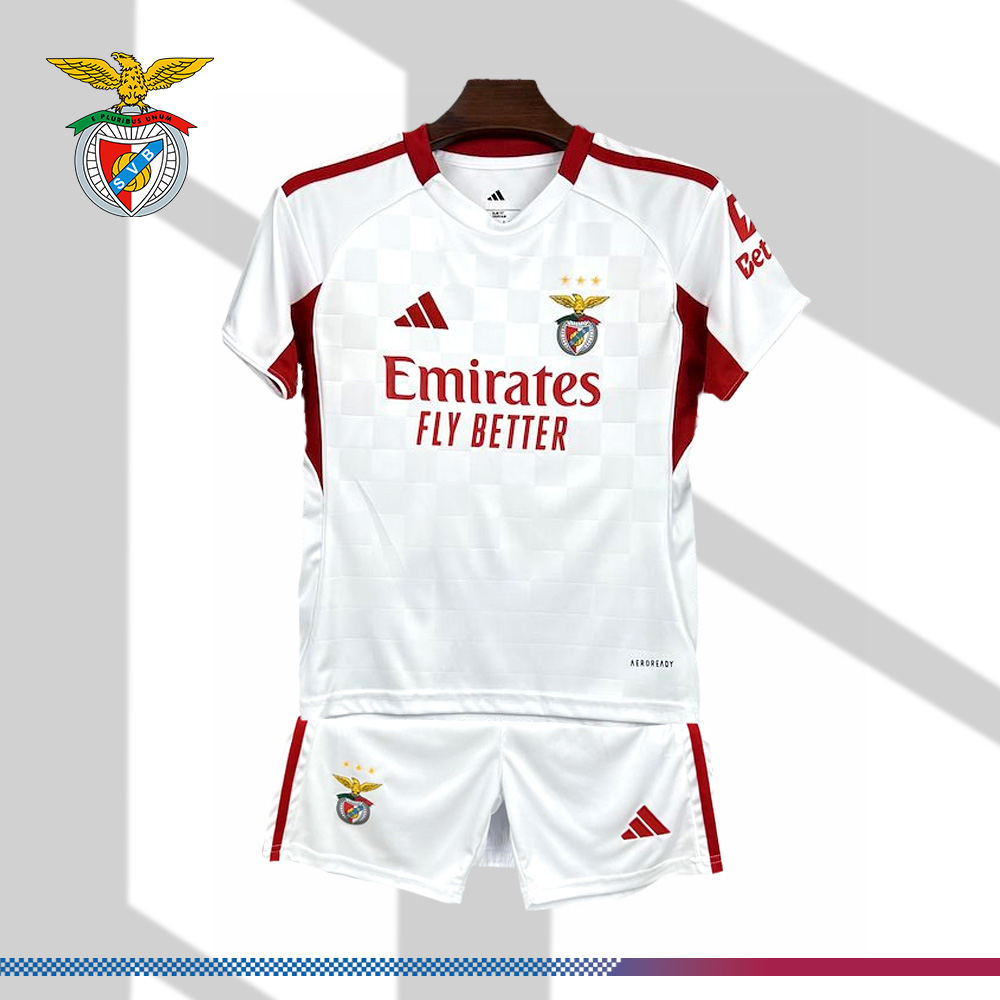 2025/2026 Benfica Football Club Second Away Football Shirt（Kids Kit socks）