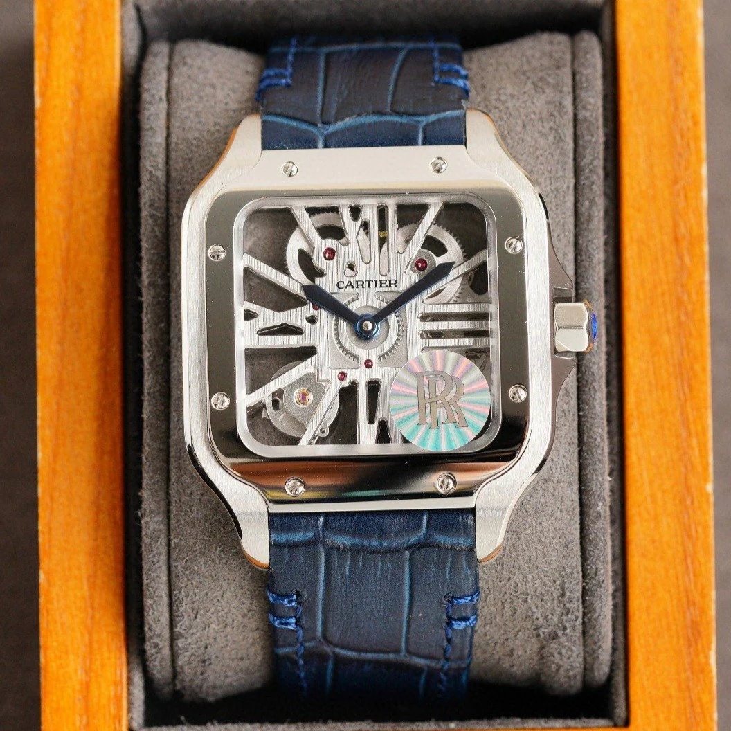 Cartier Watch SANTOS STEEL CASE  SKELETON