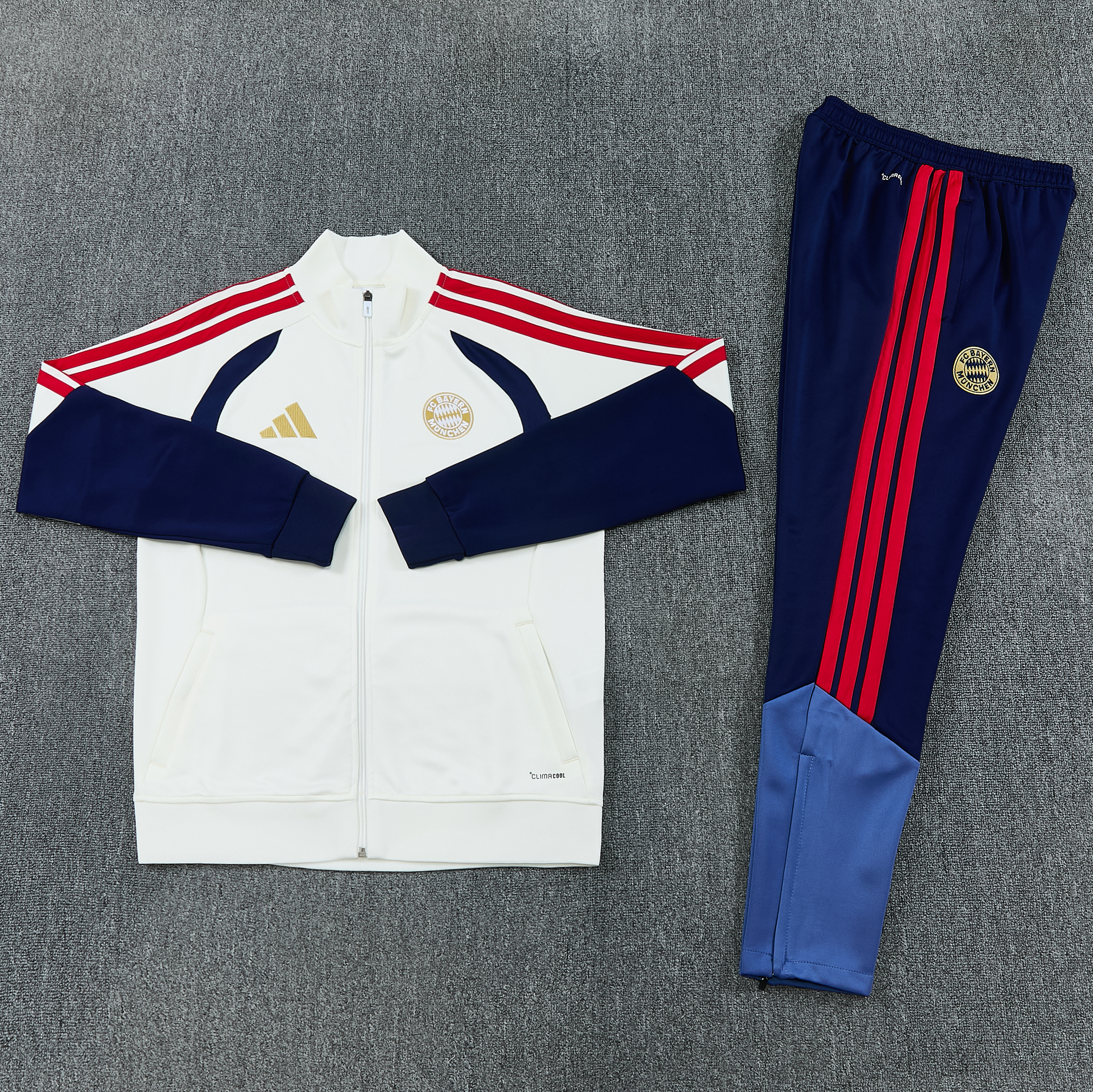 2026/2027 Bayern Full Zipper Training Suit (Adult Set)