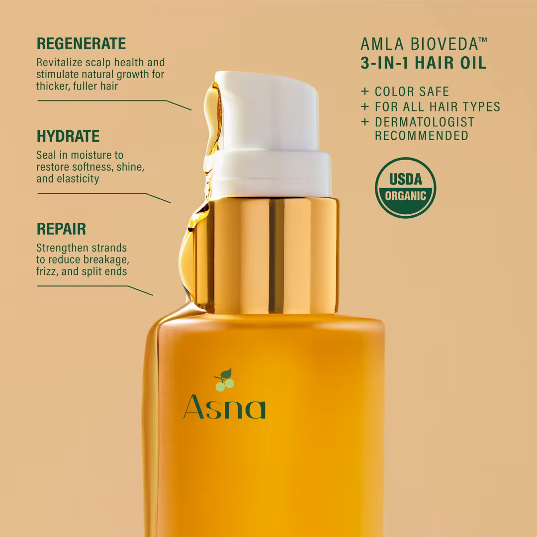 ASNA  Amla BioVeda 3-IN-1 Hair Oil