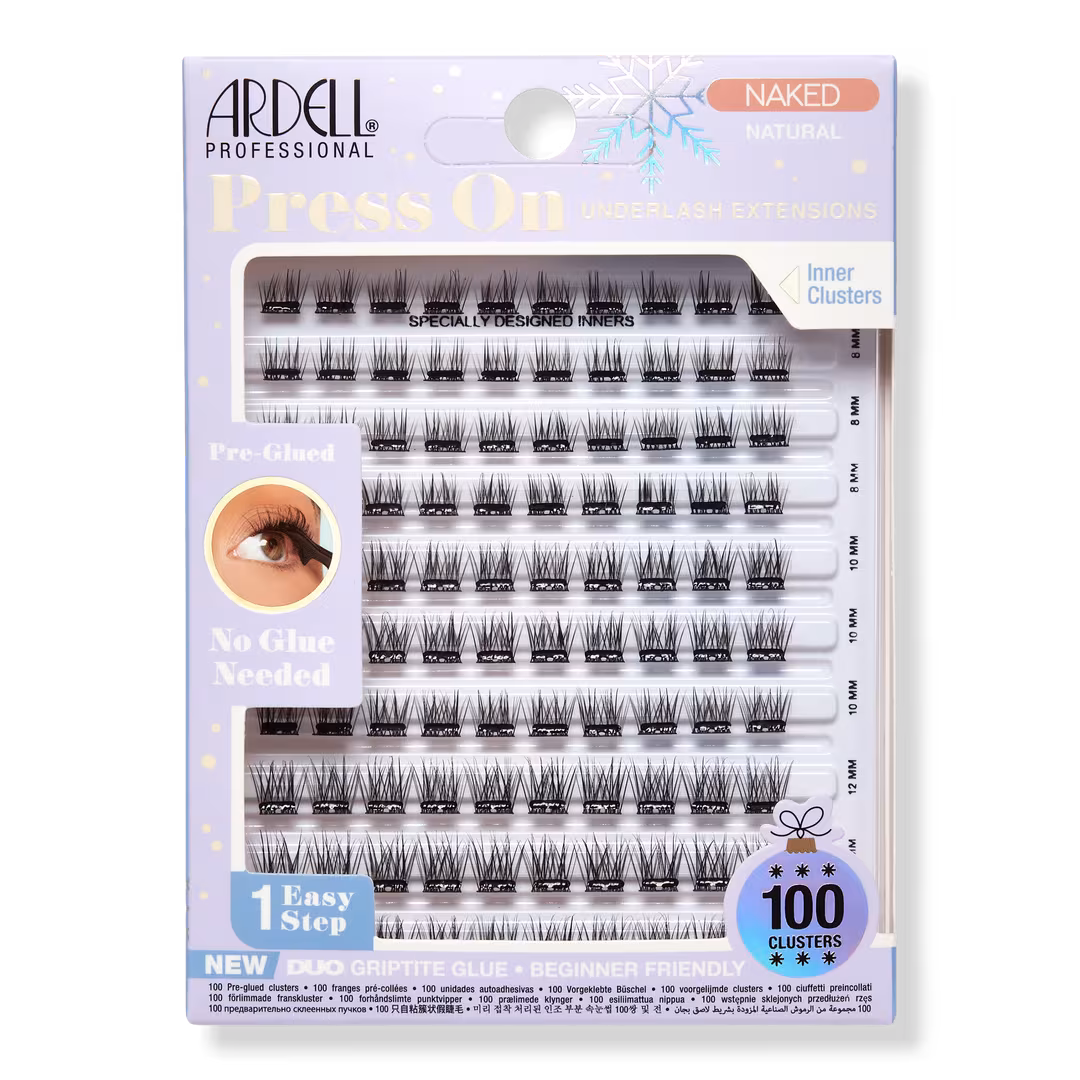 Ardell  Holiday Edition: Press On Pre-glued Underlash Extensions Naked Natural