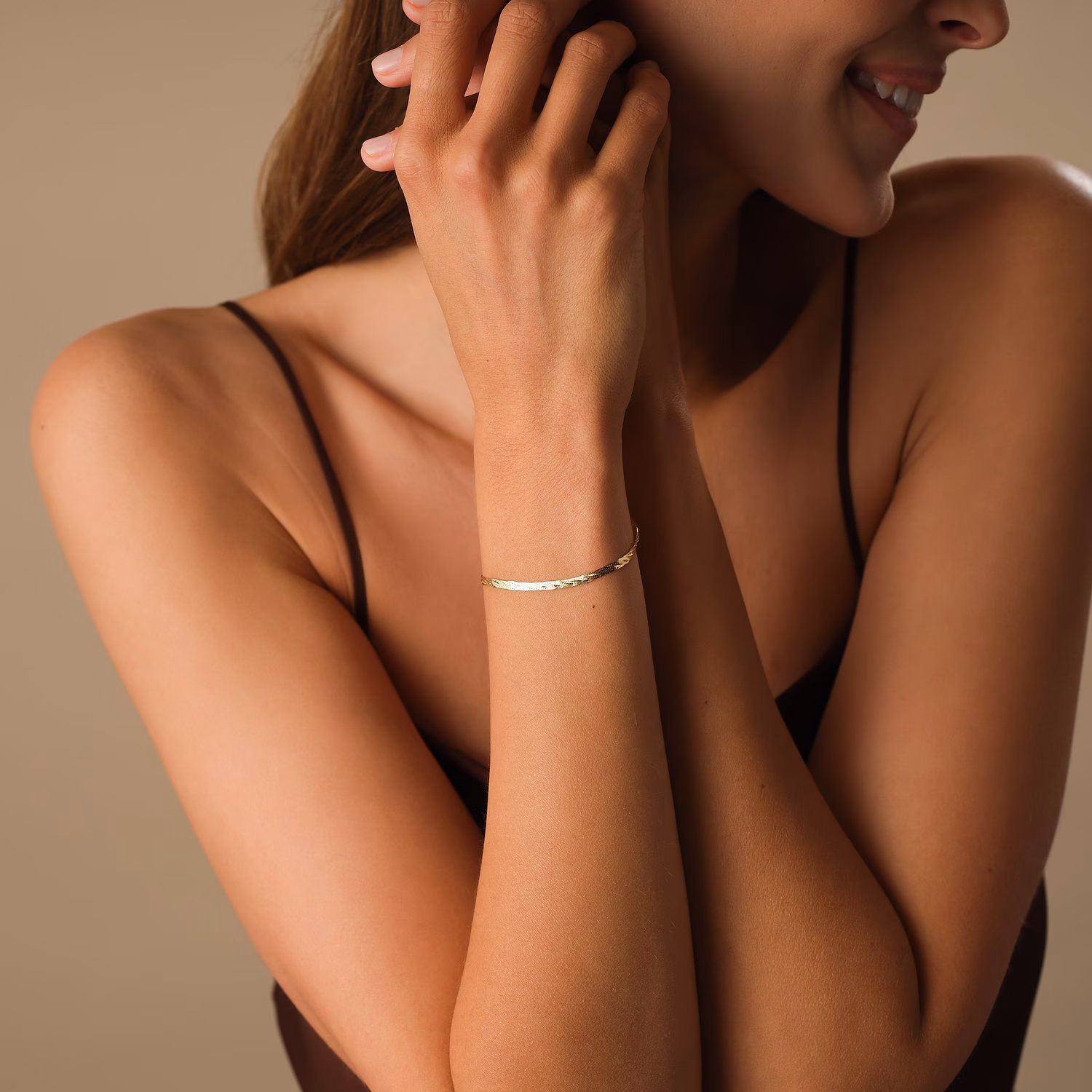 Armband 585er Gelbgold