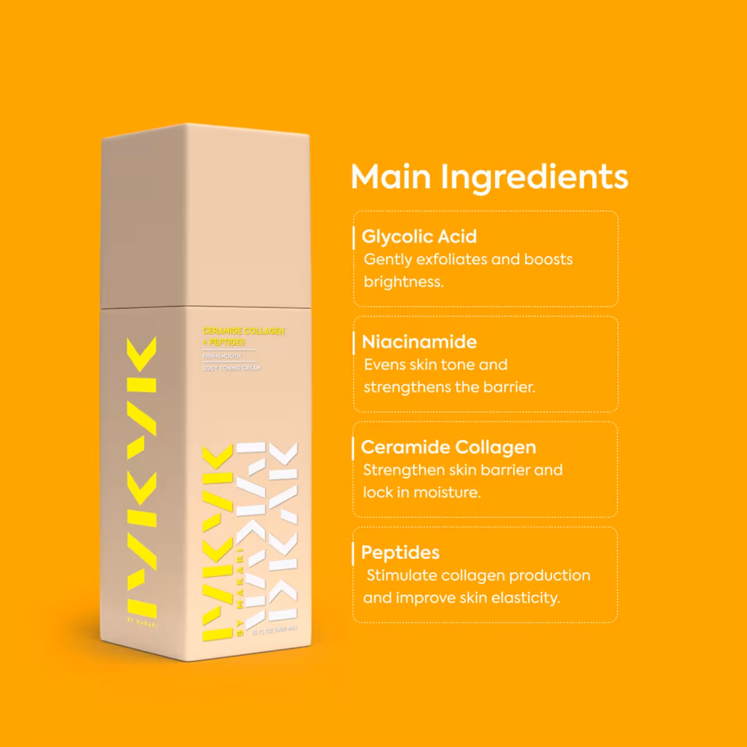 Makari  Ceramide Collagen + Peptides Body Toning Cream