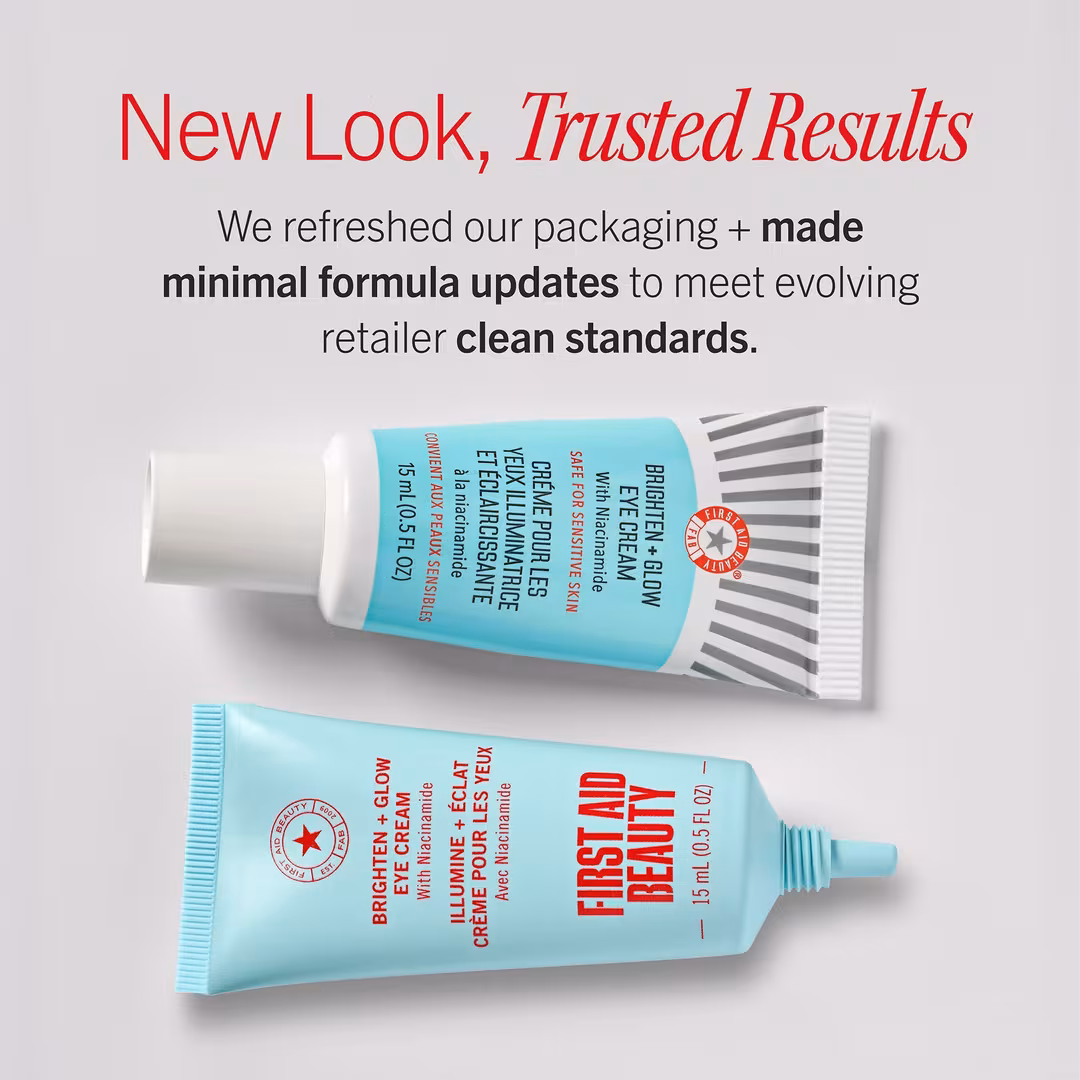 First Aid Beauty  Brighten + Glow Eye Cream with Niacinamide