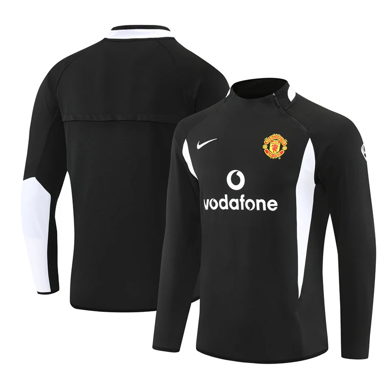 Manchester United Training Jacket Men 2002 2003 Black