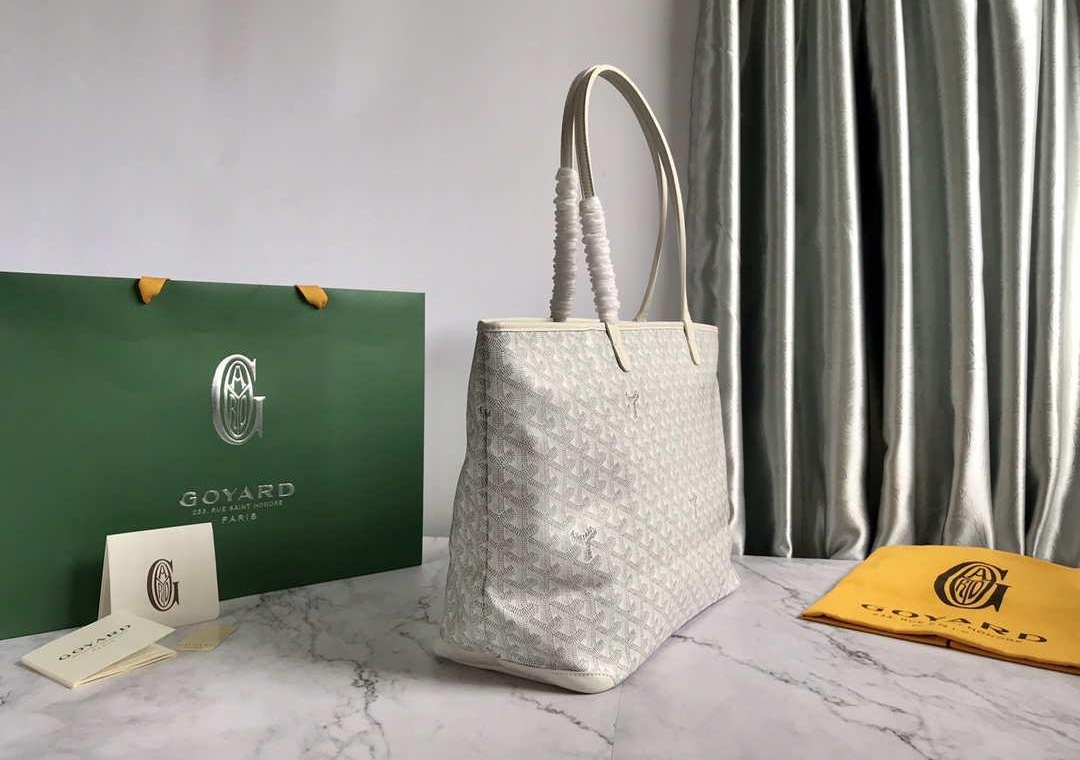 Replica Goyard MMLTY01CL03P Artois MM Bag White
