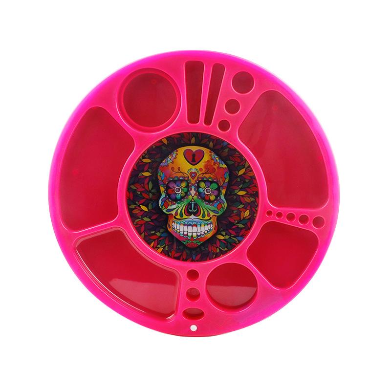 PP Cigarette Round Rolling Tray