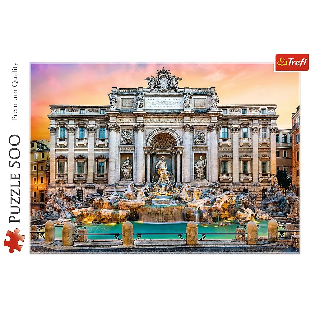 Puzzle 500 El. Fontanna Di Trevi, Rzym