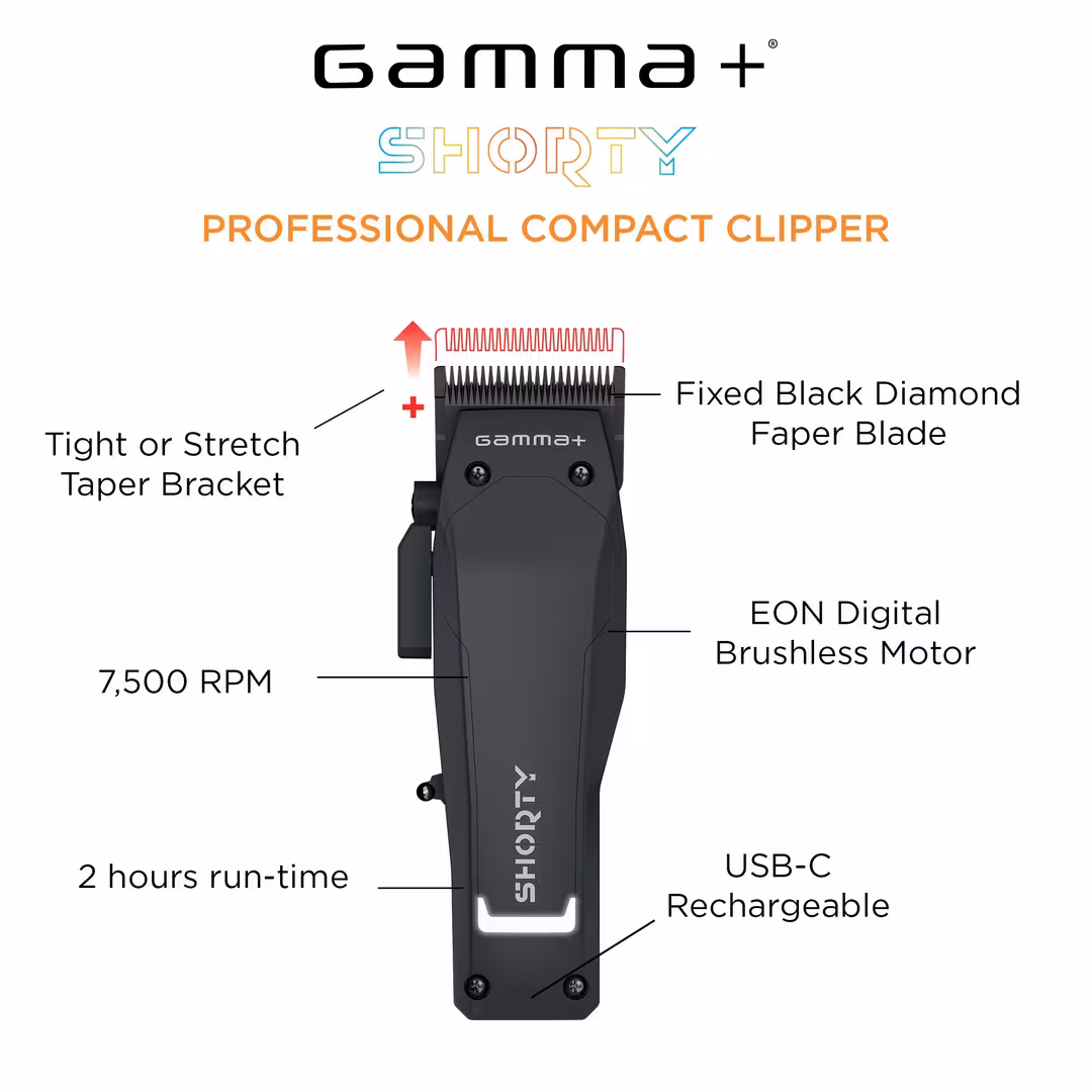 GAMMA+  Shorty Professional Hair Clipper