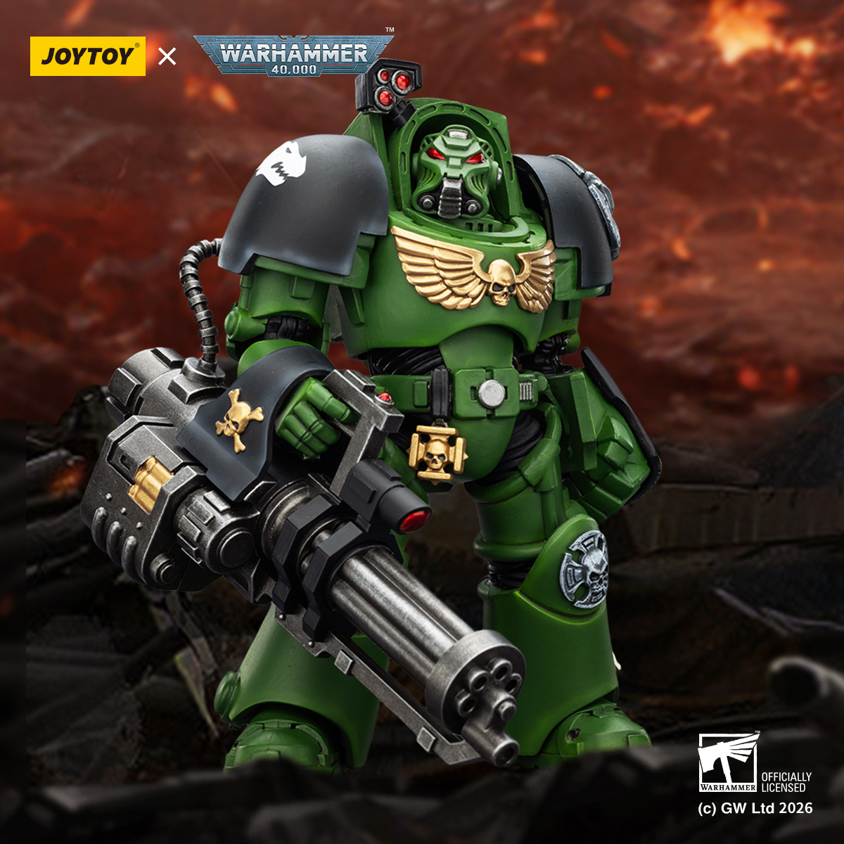 JOYTOY Warhammer 40k 1: 18 Salamanders Terminators - JOYTOY WORLD
