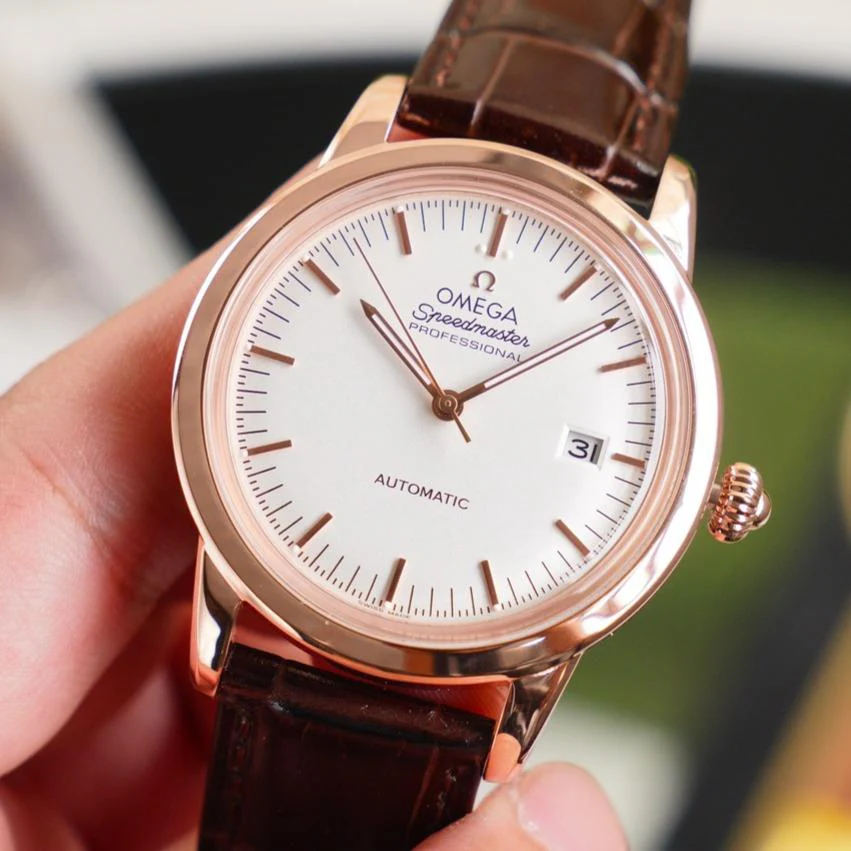 Omega Watch SEAMASTER PROFESSIONAL 40MM LEATHER STRAP