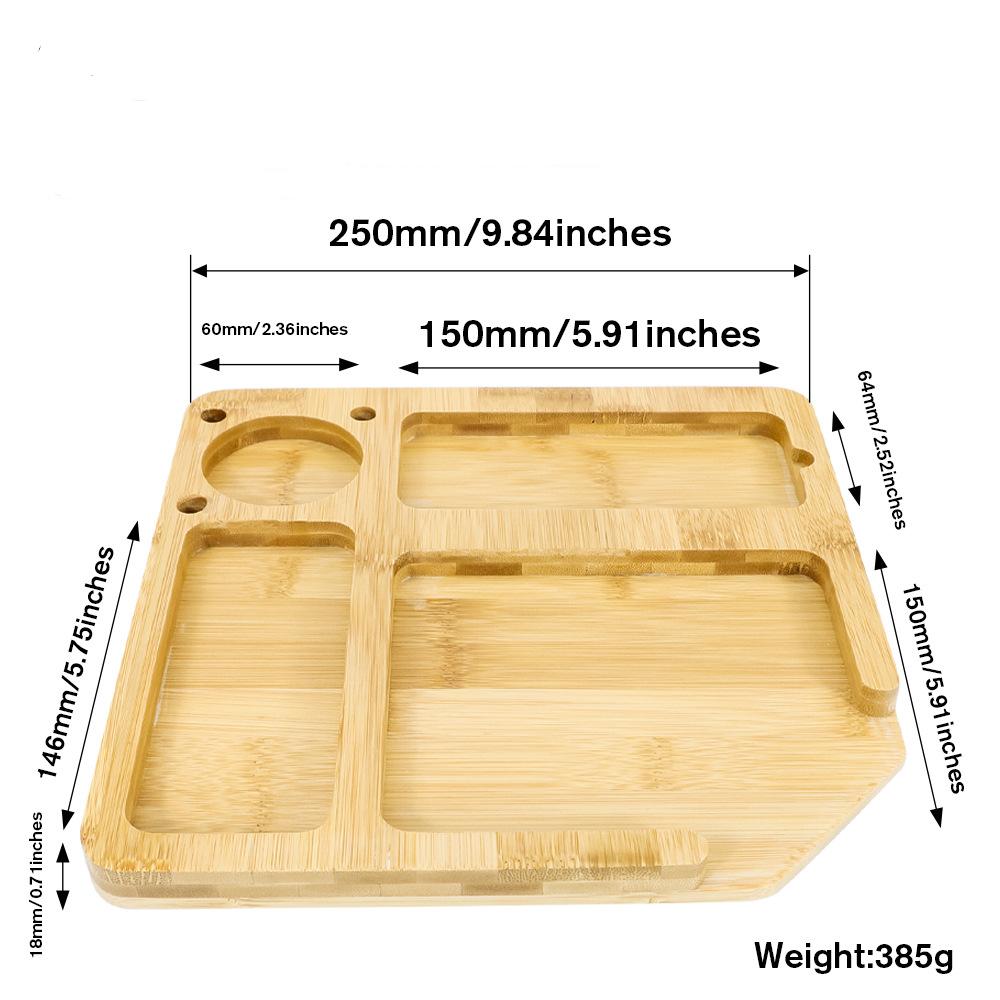 Wooden Cigarette Operation Panel Rolling Tray