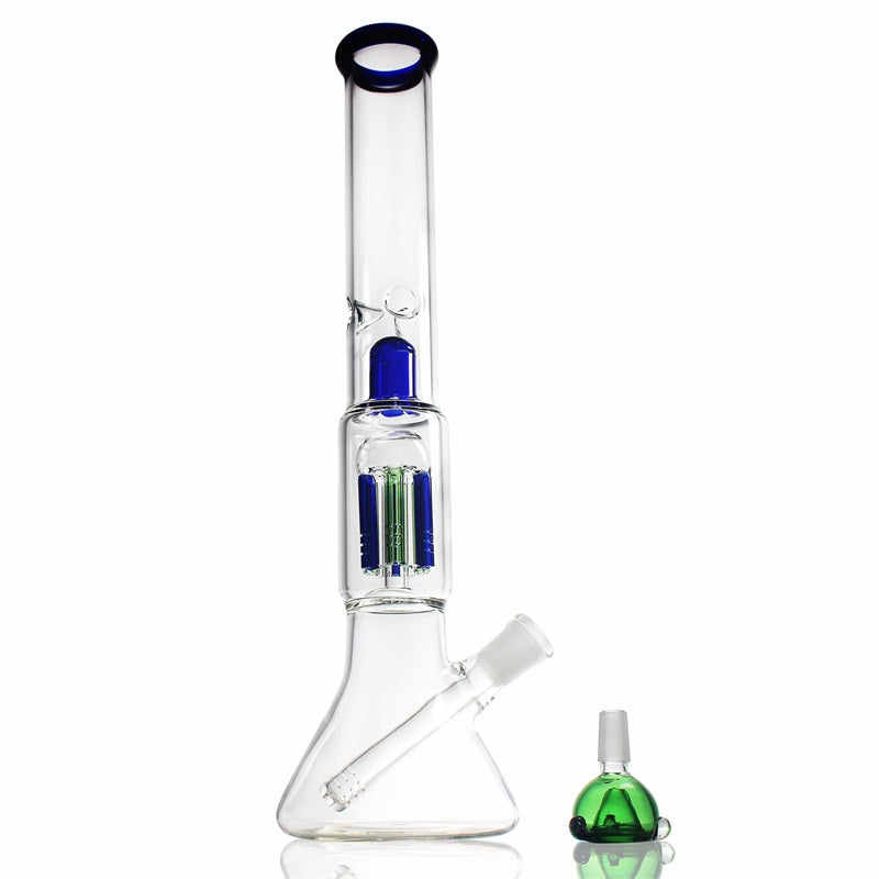 15 Tree Percolator Glass Beaker Bong