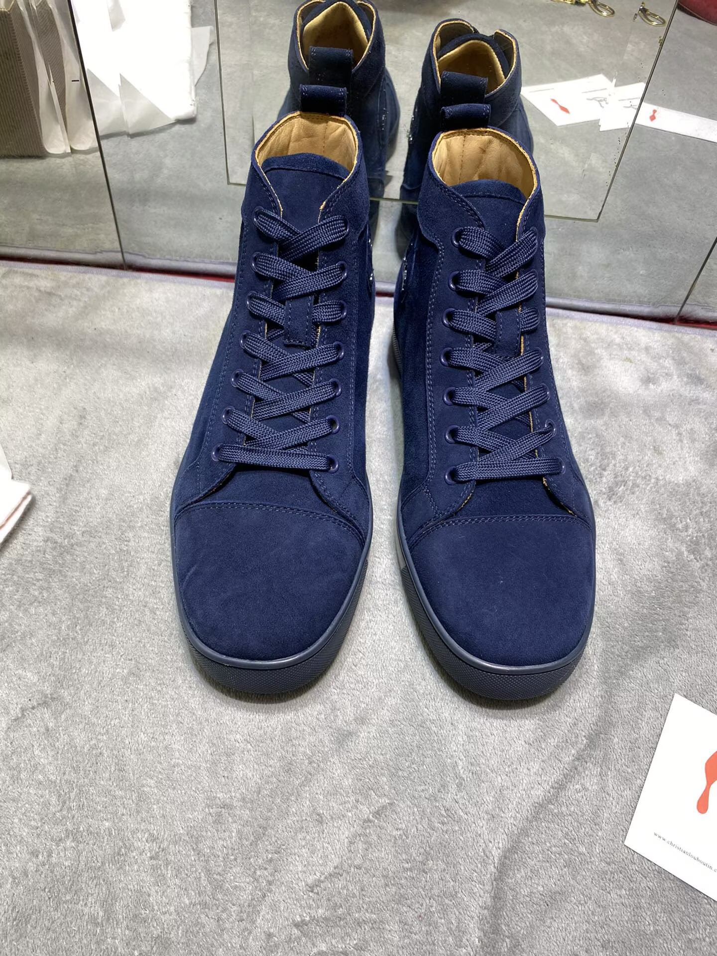 Christian Louboutin Red bottom High-Top - CCSHOES