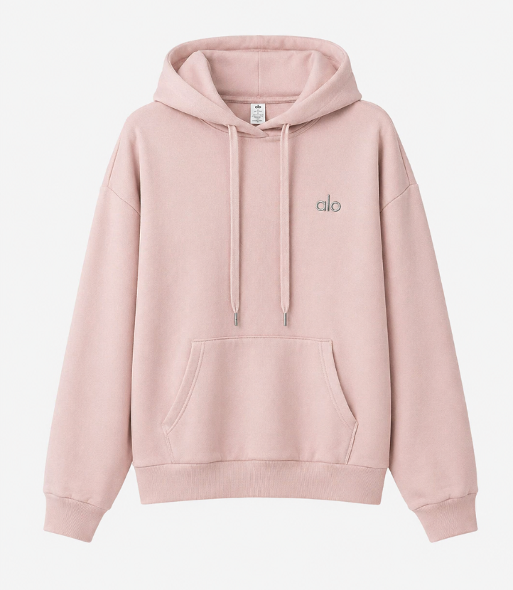Alo Yoga Accolade Hoodie Ballet Pink
