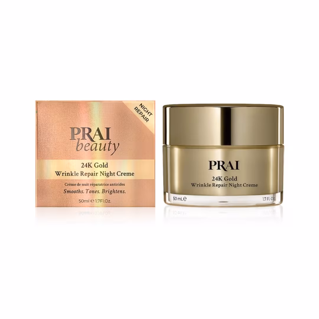 PRAI Beauty  24K Gold Wrinkle Repair Night Creme