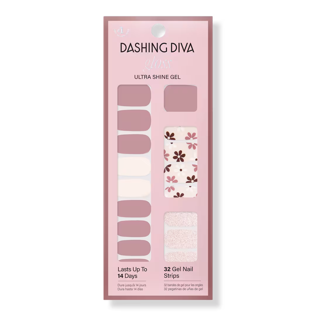 Dashing Diva  Mocha For 2 GLOSS Gel Nail Polish Strips