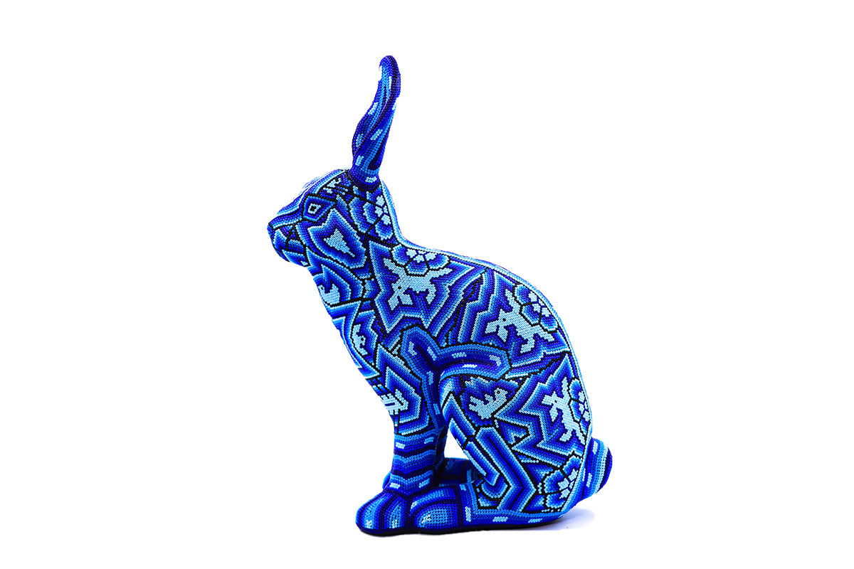 Conejo – Obra de Arte Huichol