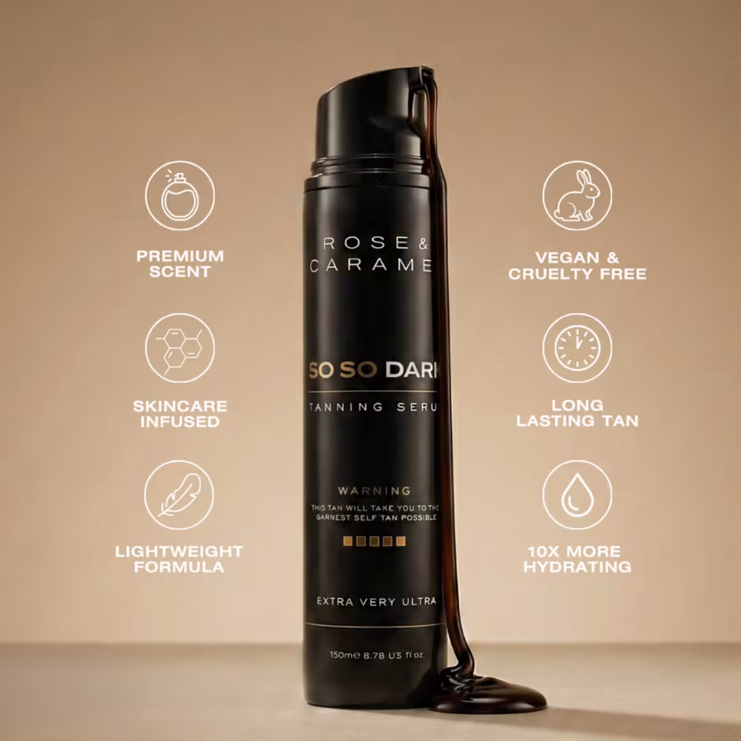 Rose and Caramel  So So Dark Self Tanning Serum