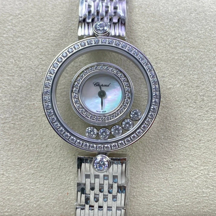 Chopard Watch Happy Diamonds 28mm Silver White