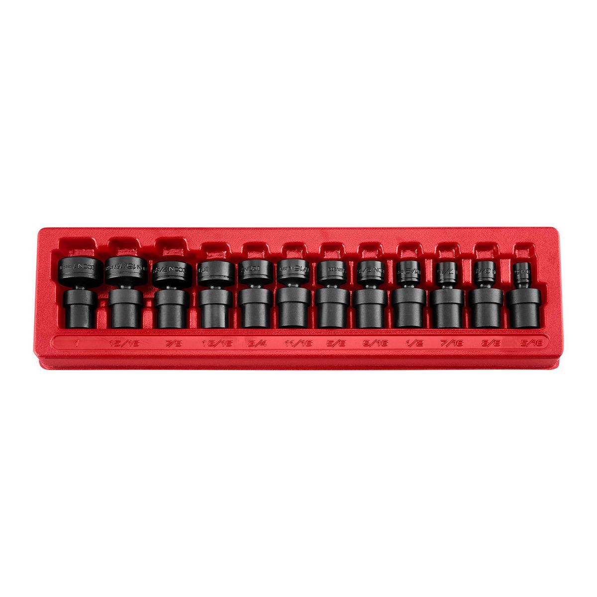 ICON 3/8 in. Drive SAE Impact Swivel Socket Set, 12-Piece