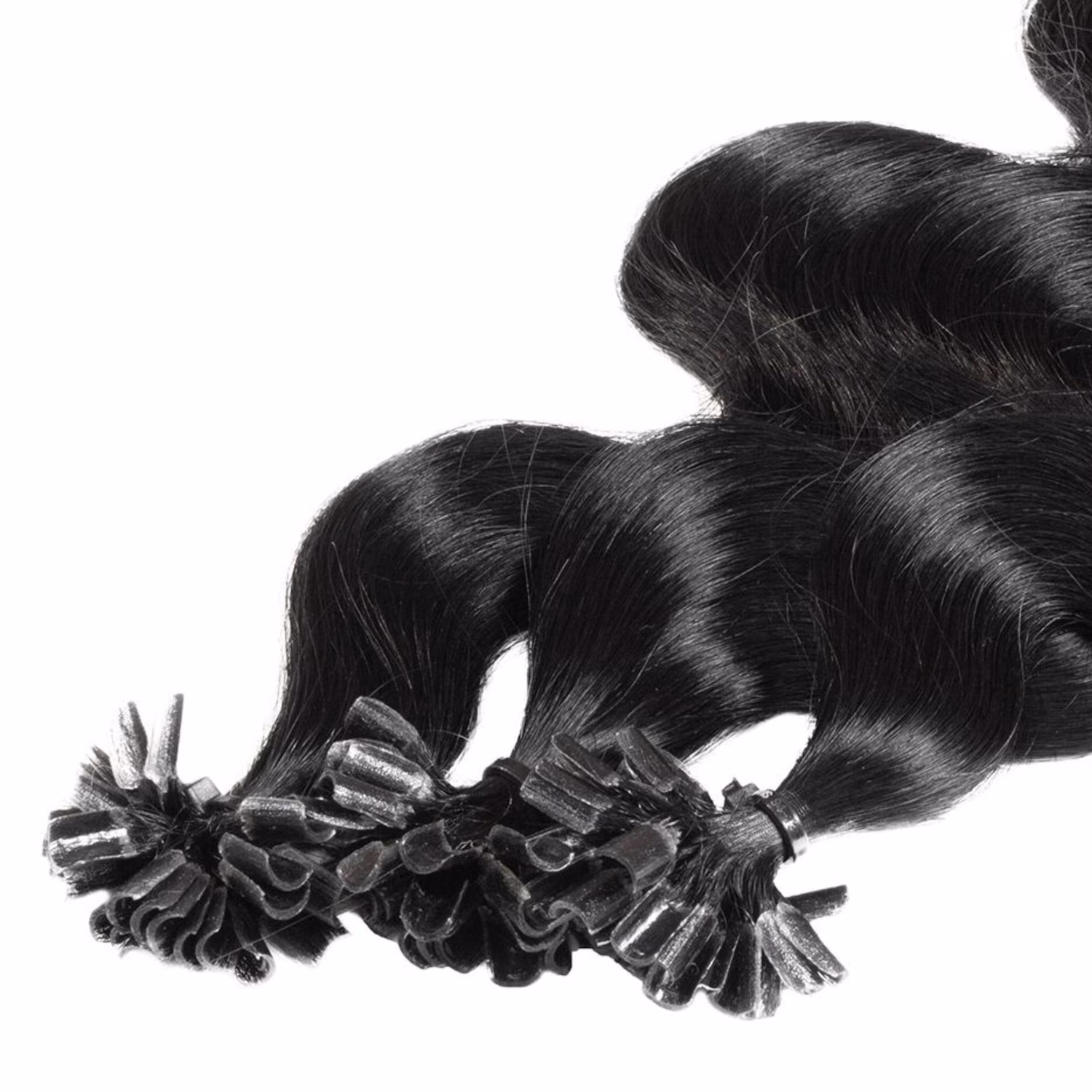 Bonding Extensions Premium Echthaar #2/0 Schwarz 0,8g