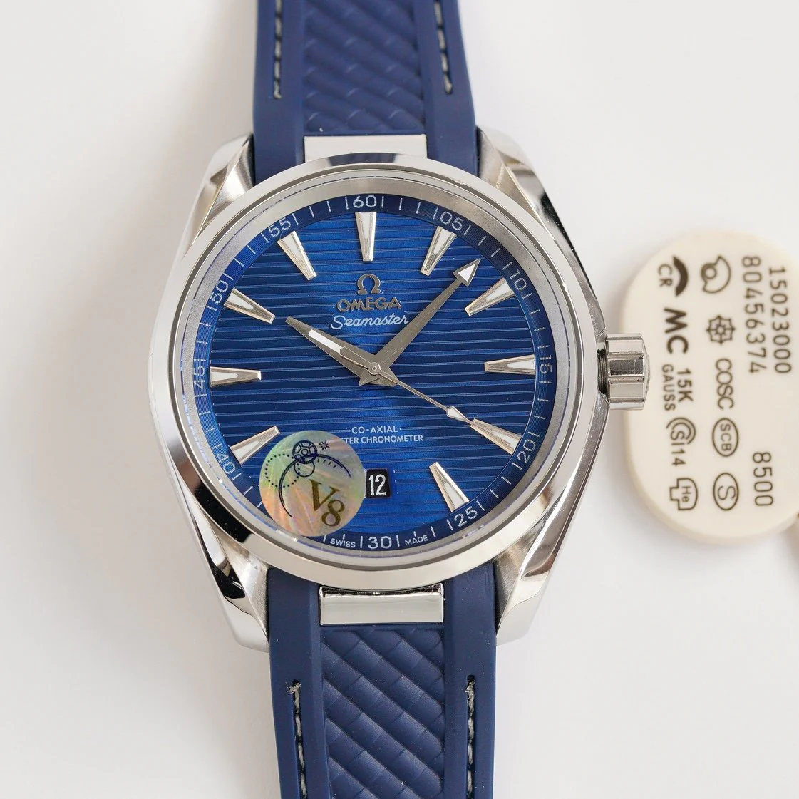 Omega Watch SEAMASTER AQUA TERRA 41MM STEEL CASE RUBBER STRAP