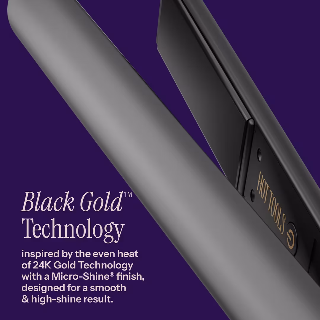 Hot Tools  Black Gold 1” Ionic Flat Iron