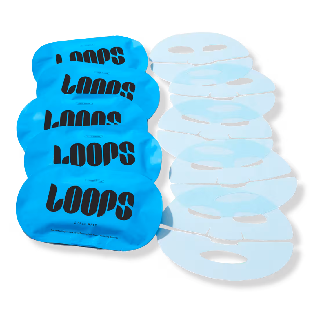 LOOPS  Hyper Smooth Dark Spot Hydrogel Face Mask Set
