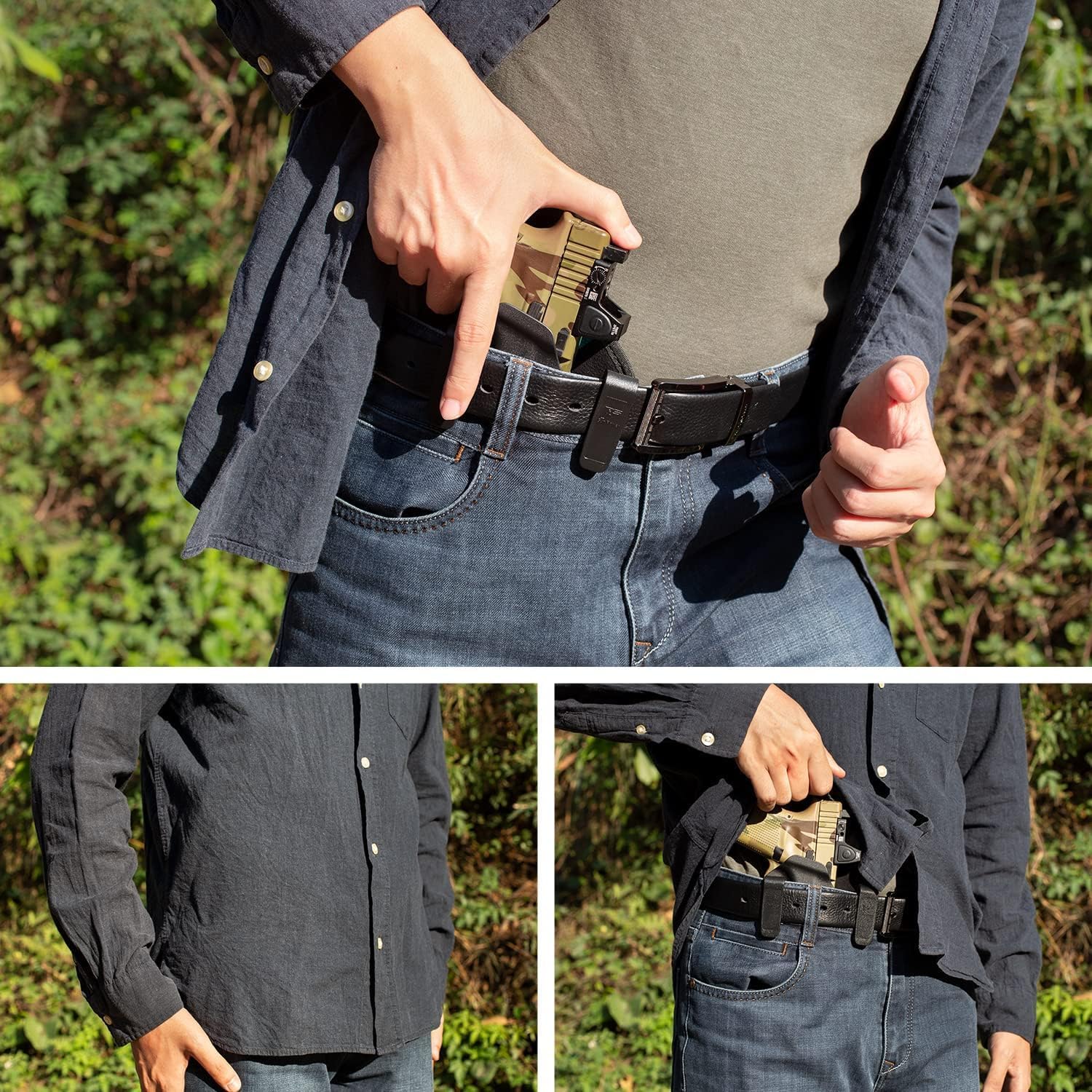 USKDTAC Universal IWB Kydex Holster with Dot Sight RMR Compatibility