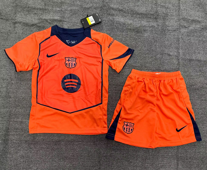 2025/26 Barcelona Third Stadium Kids Kits (With Socks)