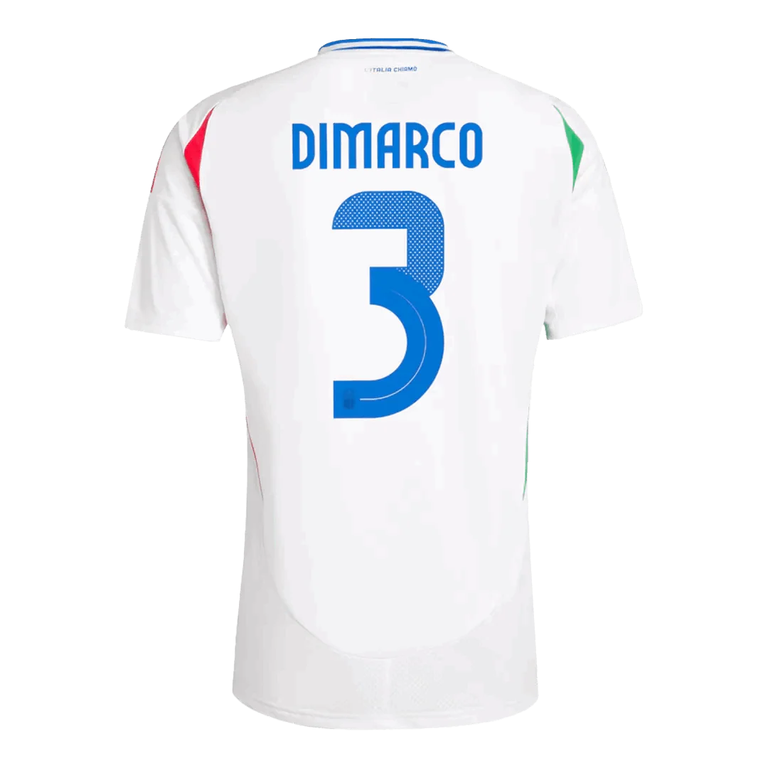 DIMARCO #3 Italy Away Soccer Jersey Euro 2024